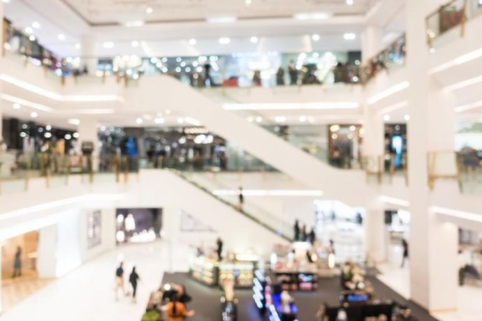  Increase in shopping center attendance in September 2023